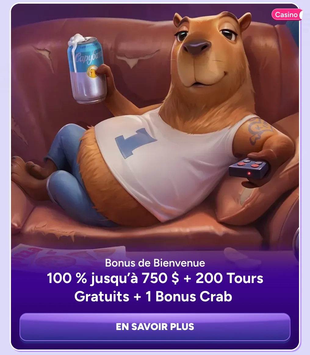 Bonus de bienvenue Spinbara avec mascotte